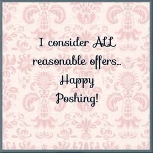 Reasonable offers accepted